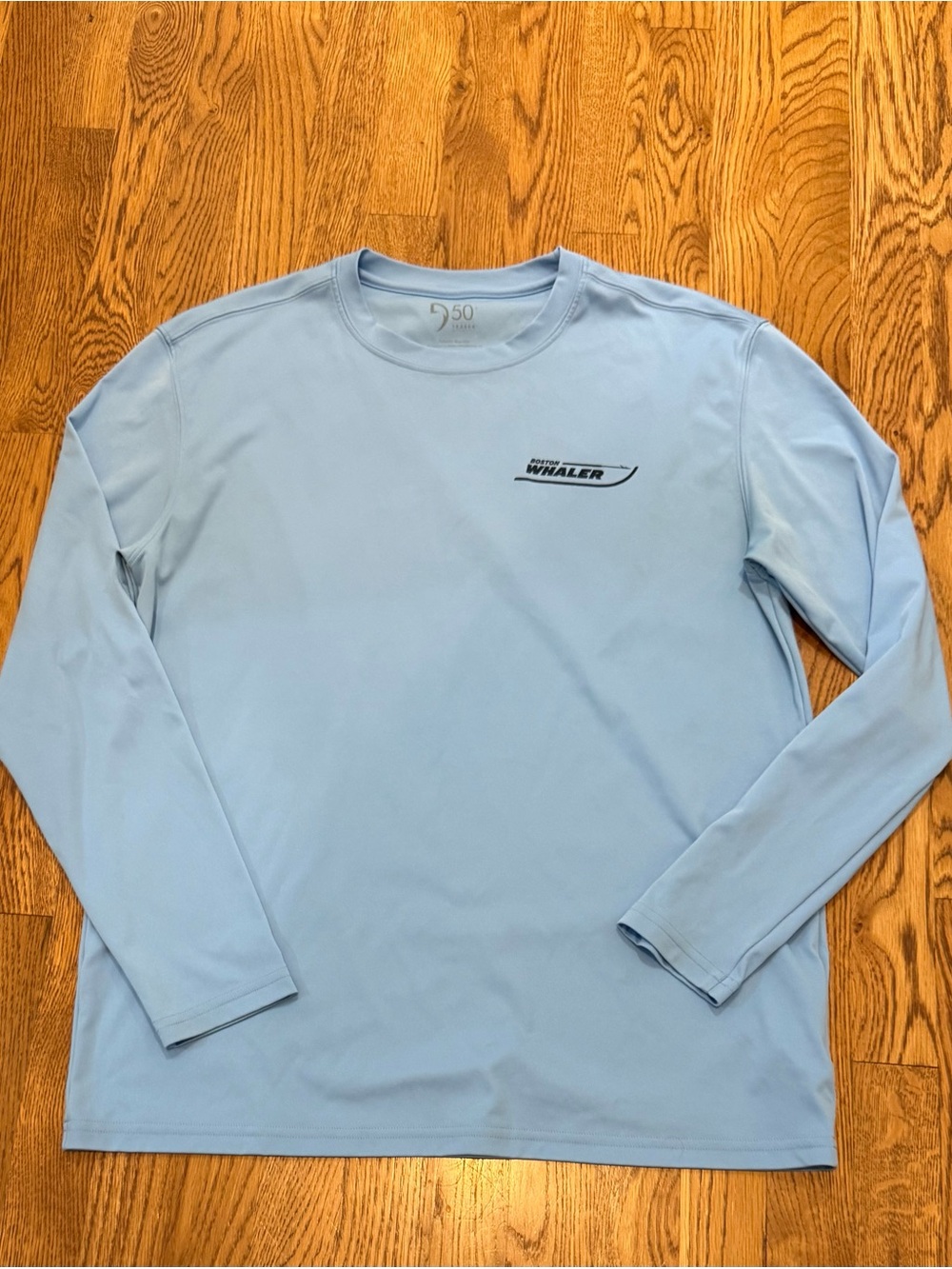 SPF 50 Light Blue Long-Sleeve Performance Tee